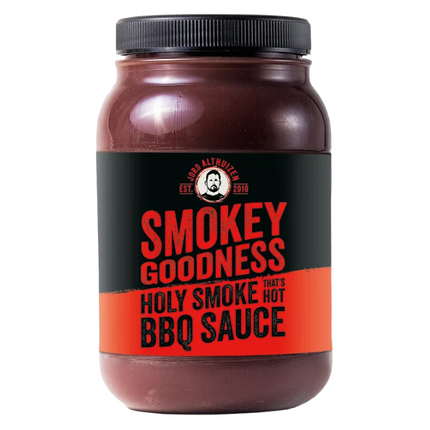 Smokey Goodness Smokey Goodness Holy Smoke That’s Hot! Premium BBQ Saus 500 ml
