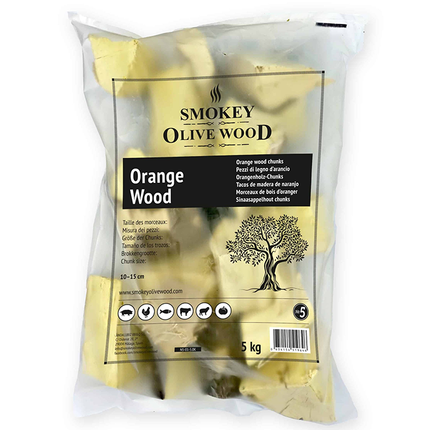 Smokey Olive Wood Smokey Olive Wood Sinaasappel Chunks 1,5 kg