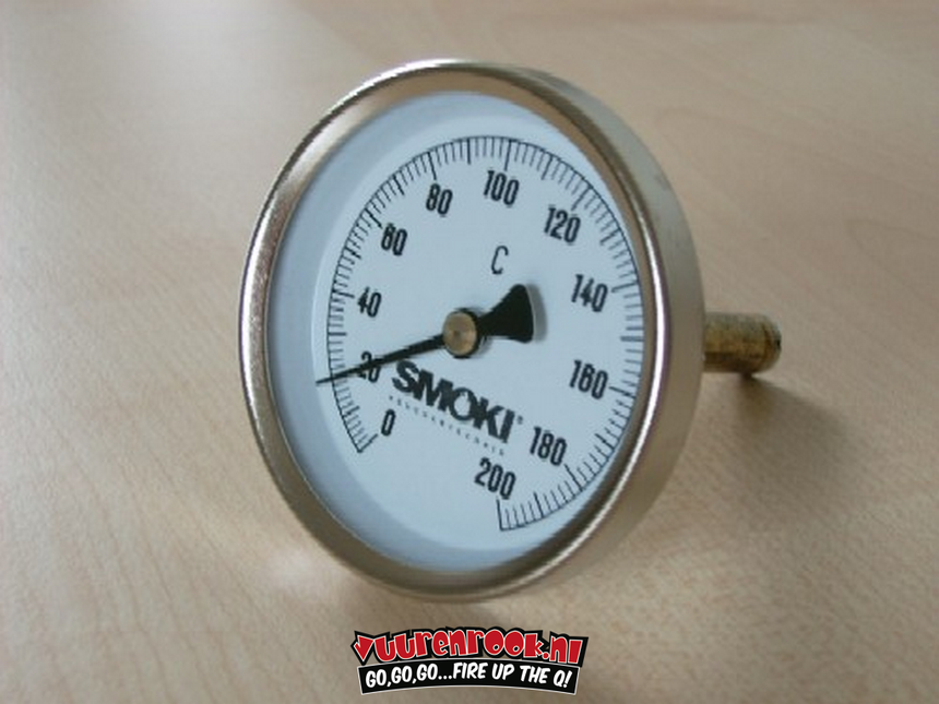 Smoki Smoki Thermometer RVS 0-200℃ 60mm