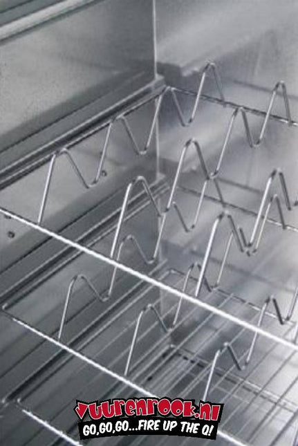 Smoki Vuur&Rook Rookoven Vis Rooster RVS 34x25 cm