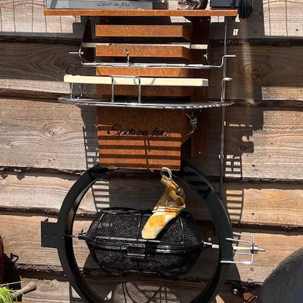 Spit on Fire The Spit on Fire Tool & Spit Holder Cortenstaal