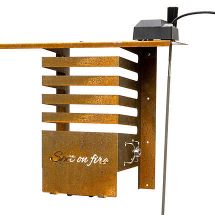 Spit on Fire The Spit on Fire Tool & Spit Holder Cortenstaal