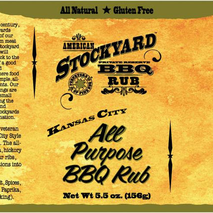 Stockyard Stockyard All Purpose BBQ Rub 5.5oz