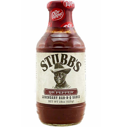 Stubbs Stubb's Dr Pepper BBQ Sauce 18oz
