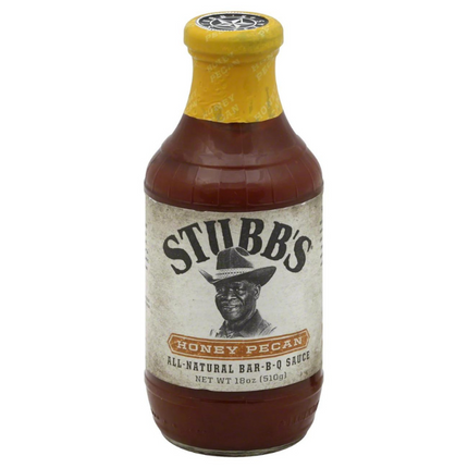 Stubbs Stubb's Honey Pecan BBQ Sauce 18oz