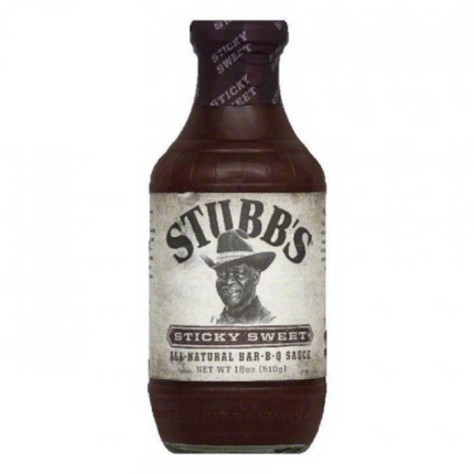 Stubbs Stubb's Sticky Sweet BBQ Sauce 18 oz