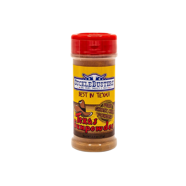 SuckleBusters Last Chance: Sucklebusters Texas Gunpowder Pure Ghost Chile Powder 2,5 oz