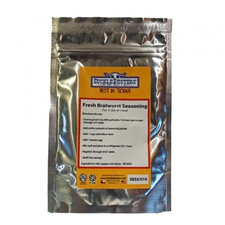 SuckleBusters SuckleBusters Bratwurst Seasoning 3 oz