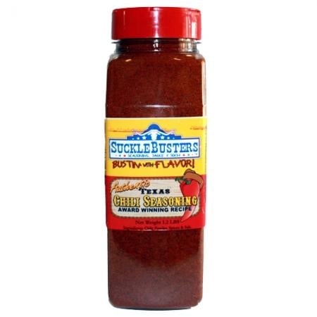SuckleBusters Sucklebusters Texas Style Chili Seasoning 1.2 Lb
