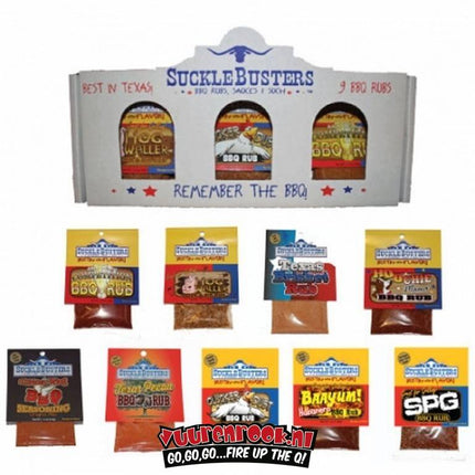 SuckleBusters SuckleBusters The Alamo BBQ Rub Sampler