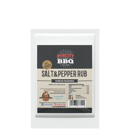 SunCity BBQ SunCity BBQ Salt & Pepper Rub 50 gram