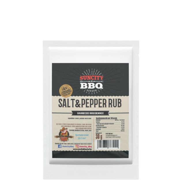 SunCity BBQ SunCity BBQ Salt & Pepper Rub 50 gram
