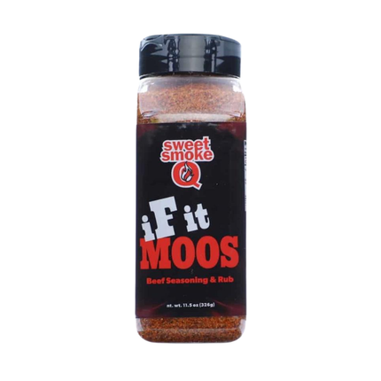 Sweet Smoke Q Sweet Smoke Q ‘If It Moos’ Beef Seasoning & Rub 11,5 oz