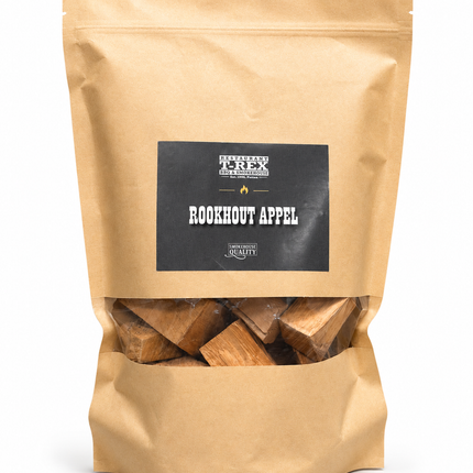 T-Rex T-Rex Rookhout Chunks Appel 1 kg