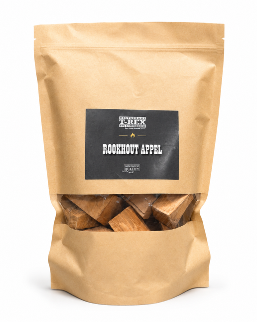 T-Rex T-Rex Rookhout Chunks Appel 1 kg