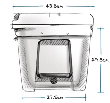 Yeti Tundra 65 Hard Cooler White