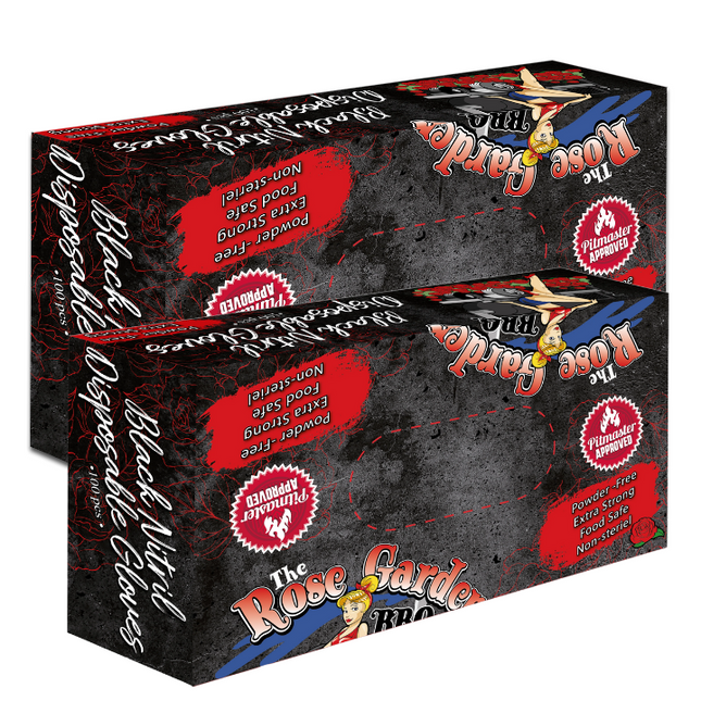 The Rose Garden The Rose Garden Nitril Handschoenen Extra Strong 100 Stuks Medium 1 + 1 GRATIS