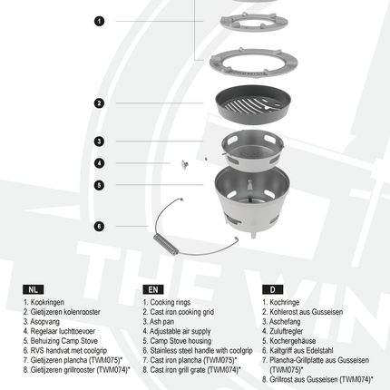 The Windmill Cast Iron Second Chance: The Windmill Camp Stove