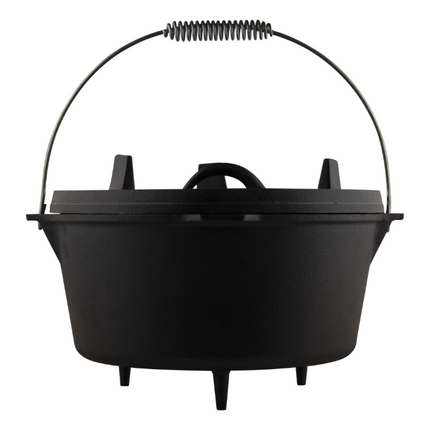 The Windmill Cast Iron Second Chance: The Windmill Dutch Oven 9 quarts Met Pootjes