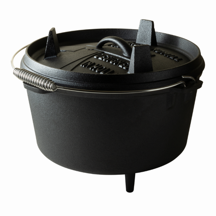 The Windmill Cast Iron Second Chance: The Windmill Dutch Oven 9 quarts Met Pootjes