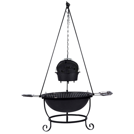 The Windmill Cast Iron The Windmill Campfire Place Set Complete