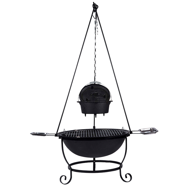 The Windmill Cast Iron The Windmill Campfire Place Set Complete