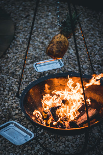 The Windmill Cast Iron The Windmill Campfire Place Set Complete