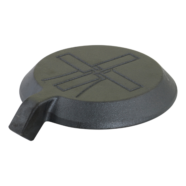 The Windmill Cast Iron The Windmill Campfire Skillet met Kort Handvat