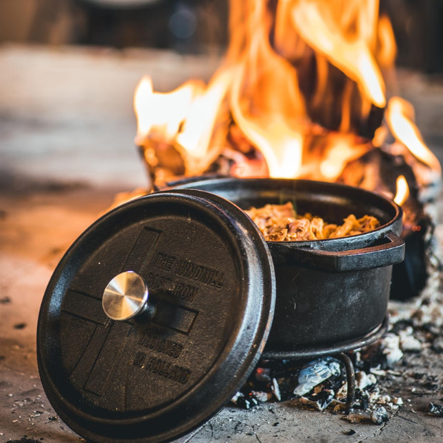 The Windmill Cast Iron The Windmill Gietijzeren BBQ Pan L