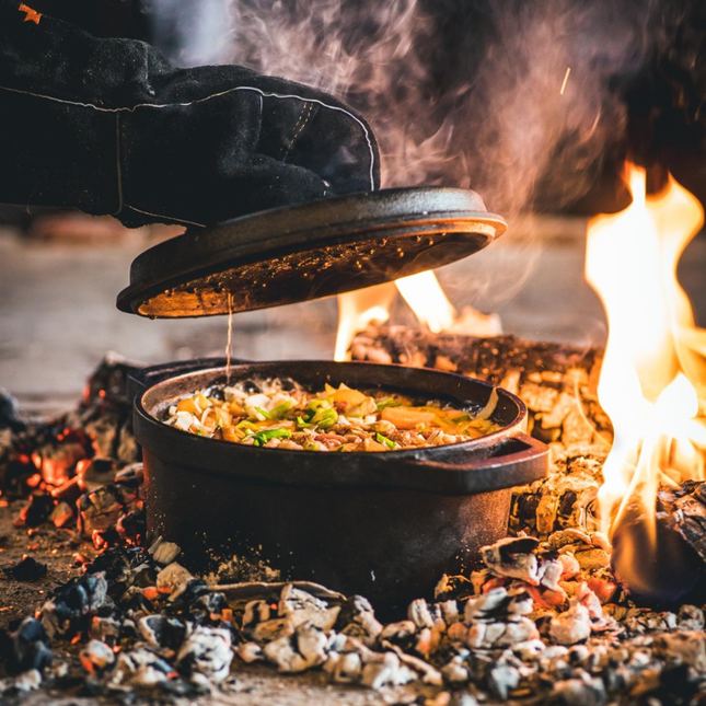 The Windmill Cast Iron The Windmill Gietijzeren BBQ Pan M