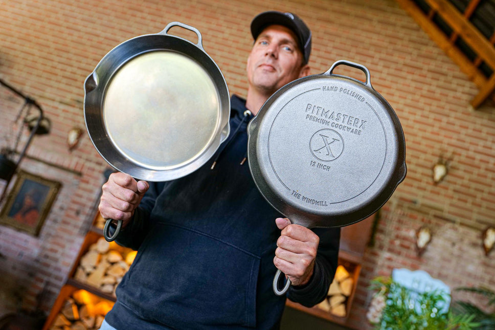 The Windmill Cast Iron The Windmill PitmasterX Hand Polished Skillet
