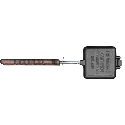 The Windmill Cast Iron The Windmill  Sandwich Pie Iron met Korte Handvaten