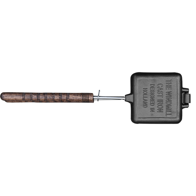 The Windmill Cast Iron The Windmill  Sandwich Pie Iron met Korte Handvaten