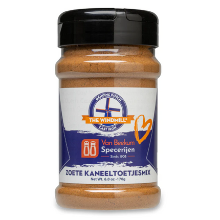 The Windmill Cast Iron The Windmill Zoete Kaneeltoetjesmix 170 gram