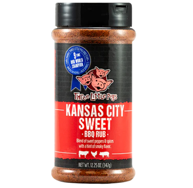 Three Little Pigs Three Little Pigs Kansas City Sweet BBQ Rub 12,25 oz