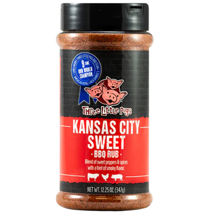 Three Little Pigs Three Little Pigs Kansas City Sweet BBQ Rub 12.25oz