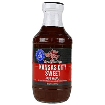 Three Little Pigs Three Little Pigs Kansas City Sweet BBQ Sauce 19,1 oz