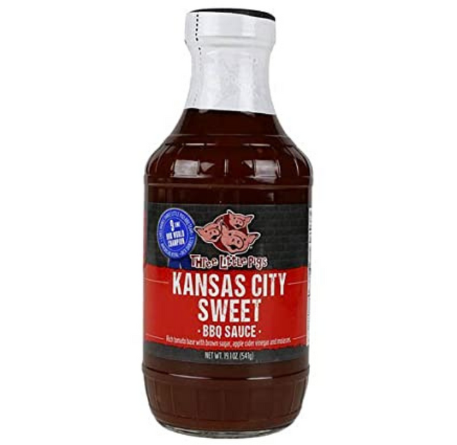 Three Little Pigs Three Little Pigs Kansas City Sweet BBQ Sauce 19,1 oz