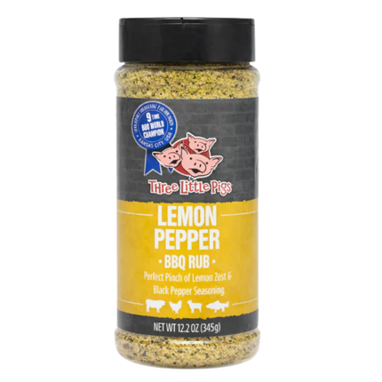 Three Little Pigs Three Little Pigs Lemon Pepper BBQ Rub 12,2 oz