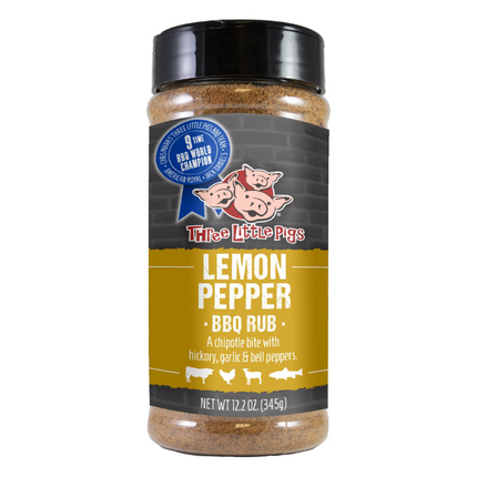 Three Little Pigs Three Little Pigs Lemon Pepper BBQ Rub 12.2oz