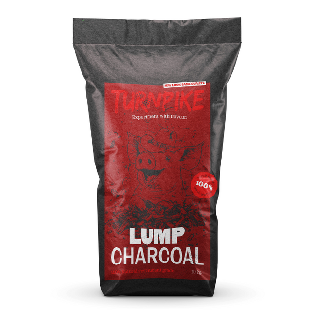 Turnpike Barbecue Turnpike BBQ Black Wattle Lump Charcoal 10 kg