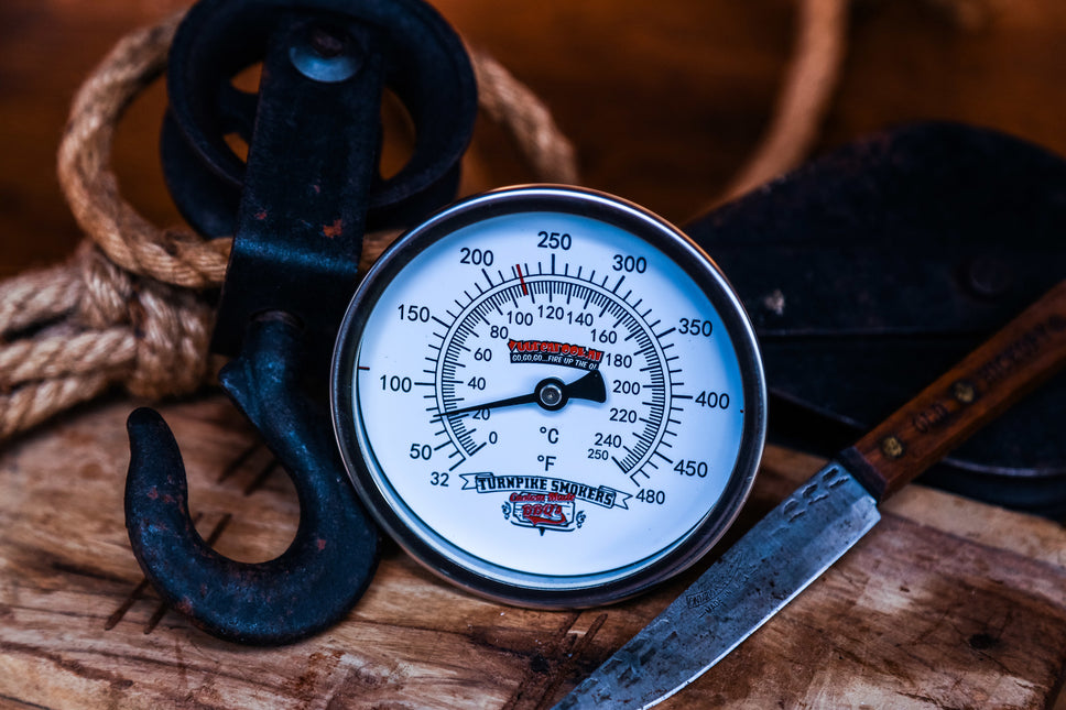 Turnpike Barbecue Turnpike Smokers RVS Thermometer 100mm