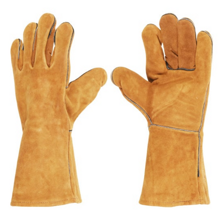 Vaggan Vaggan Lederen Hittebestendige BBQ Handschoenen 2 stuks