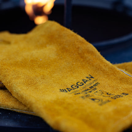 Vaggan Vaggan Lederen Hittebestendige BBQ Handschoenen 2 stuks