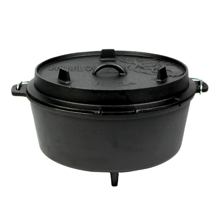 Valhal Last Chance: Valhal Dutch Oven 12 liter met pootjes