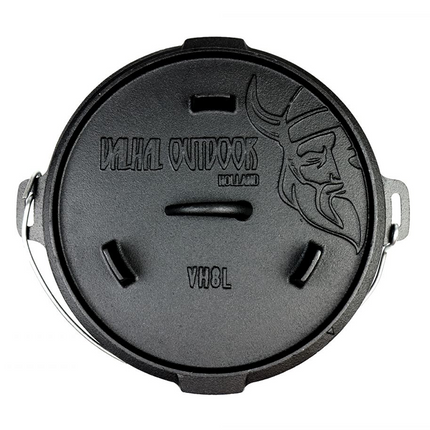 Valhal Valhal Outdoor Dutch Oven 8 quarts / 8 liter met pootjes