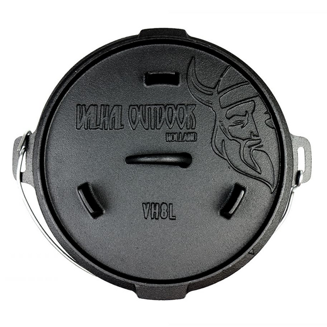 Valhal Valhal Outdoor Dutch Oven 8 quarts / 8 liter met pootjes
