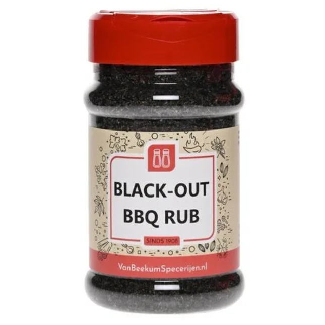Van Beekum Van Beekum Black Out BBQ Rub 220 gram