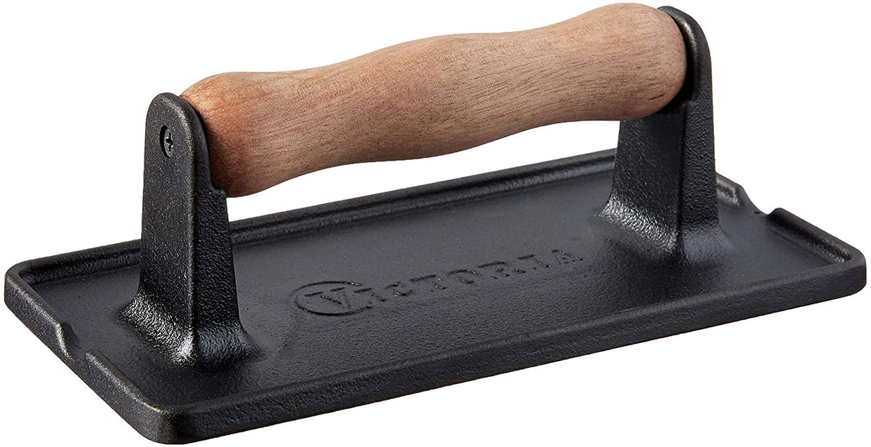 Victoria Victoria Cast Iron Emaille Bacon Press