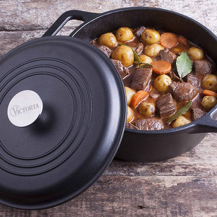 Victoria Victoria Cast Iron Emaille Dutch Oven 4 quarts